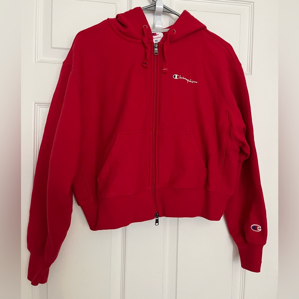 Champion Classic Red Hoodie